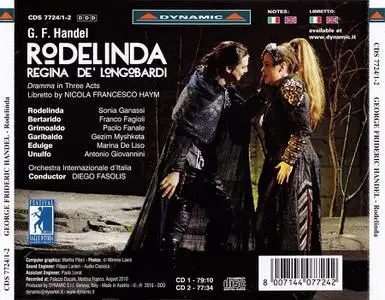 Diego Fasolis, Orchestra Internazionale d’Italia - George Frideric Handel: Rodelinda (2016)