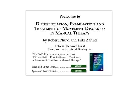 Robert Pfund "Differentiation, Examination and Treatment of Movement Disorders in Manual Therapy" (BOOK + DVD) [repost]