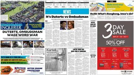 Philippine Daily Inquirer – September 30, 2017