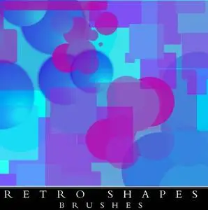 Retro Shape Brushes for Adobe Photoshop