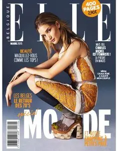 ELLE Belgique Magazine March 2015 (True PDF)
