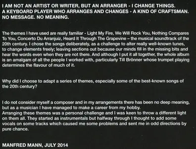 Manfred Mann - Lone Arranger (2014) Re-up