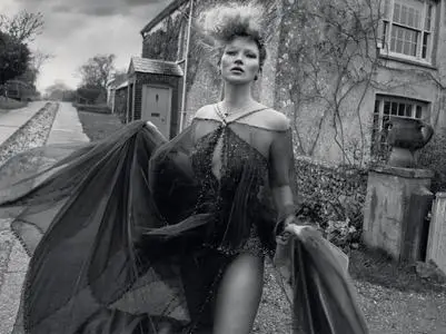 Kate Moss by Mert & Marcus for Vogue UK March 2021