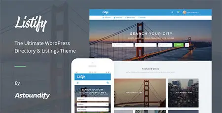 ThemeForest - Listify v1.0.2.3 - WordPress Directory Theme