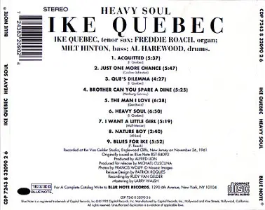 Ike Quebec - Heavy Soul (1995)
