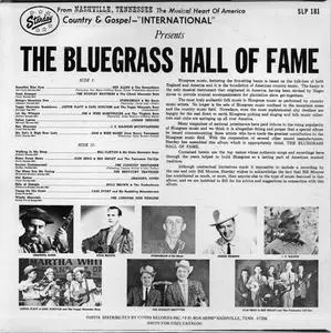 VA - The Bluegrass Hall Of Fame (vinyl rip) (1962) {1976 Starday/Gusto}