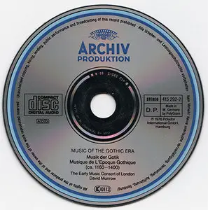 The Early Music Consort of London - Music Of The Gothic Era (1976, CD Issue 1985)