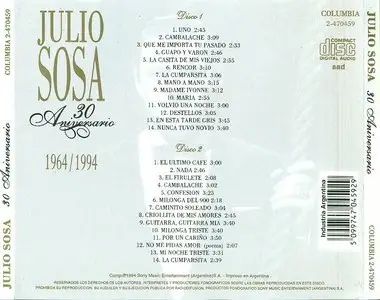 Julio Sosa - 30 Anniversario 1964-1994 (1994)