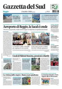 Gazzetta del Sud Reggio Calabria - 27 Agosto 2023