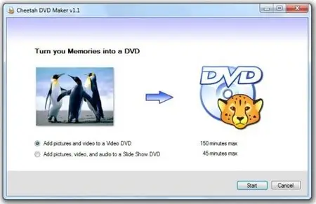 Cheetah DVD Maker 1.25