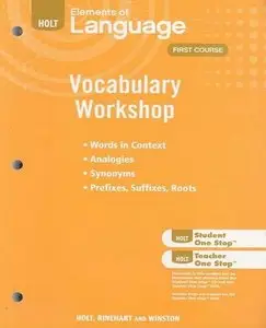 Vocabulary Workshop: First Course (Elements of Language)