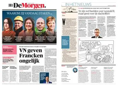 De Morgen – 13 februari 2019