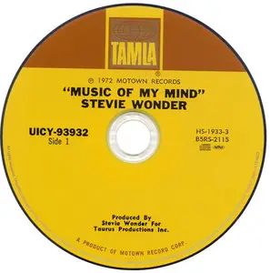 Stevie Wonder - Music Of My Mind (1972) [2009, Japan SHM-CD] Re-up
