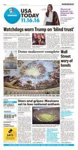 USA Today  November 16 2016