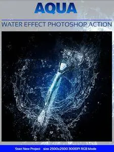 GraphicRiver - Aqua Photoshop Action