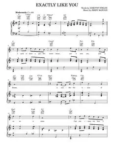 Exactly Like You - Benny Goodman, Dorothy Fields (Piano-Vocal-Guitar)