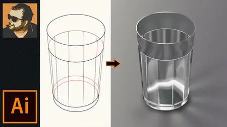 How To Draw a Realistic Glass in Adobe Illustrator CC