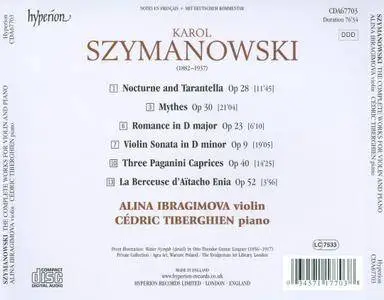 Alina Ibragimova, Cédric Tiberghien - Karol Szymanowski: The Complete Music for Violin and Piano (2009)