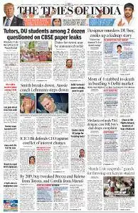 The Times of India (New Delhi edition) - March 30, 2018