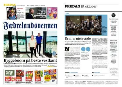 Fædrelandsvennen – 18. oktober 2019