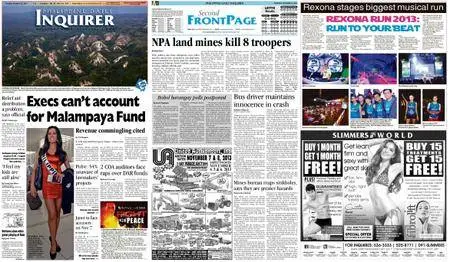 Philippine Daily Inquirer – October 22, 2013