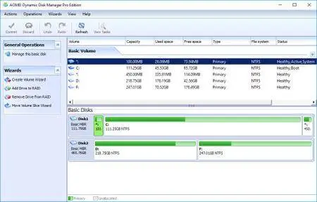 AOMEI Dynamic Disk Manager 1.2.0 DC 28.12.2016
