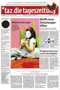 Tageszeitung TAZ vom 19 Januar 2012
