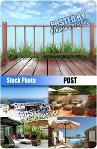 Outdoor terrace - UHQ Stock Photo
