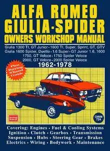 Alfa Romeo Giulia-Spider Owners Workshop Manual 1962-1978
