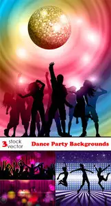 Vectors - Dance Party Backgrounds