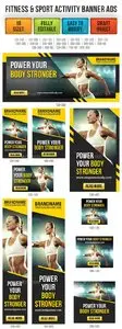 GraphicRiver Fitness & Sport Activity Banner Ads