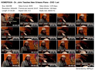 Dr John Teaches New Orleans Piano - Lesson One