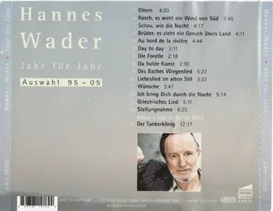 Hannes Wader - Jahr für Jahr: Auswahl 95-05 (2005)