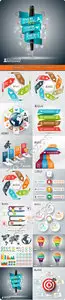 Infographic elements and diagrams vector 38