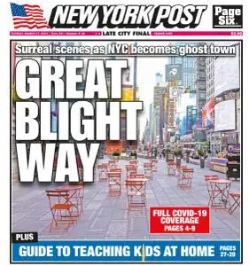 New York Post - March 17, 2020
