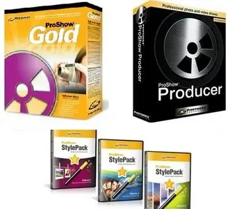 Photodex ProShow StylePacks Volume 1-2-3 + Photodex Product v4.1.2710 + ProShow Gold v4.1.2710