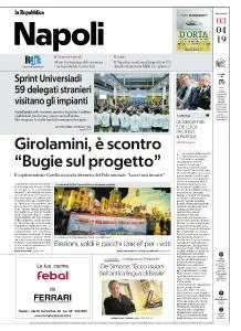 la Repubblica Napoli - 3 Aprile 2019