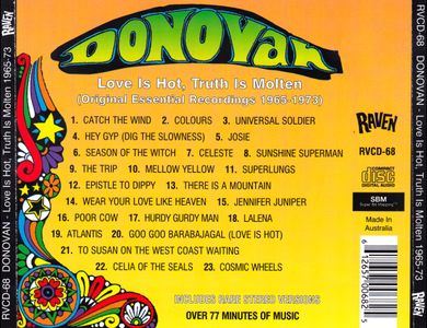 Donovan - Love Is Hot, Truth is Molten (Original Essential Recordings 1965-1973) [1998]