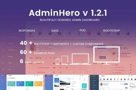 AdminHero - Admin Dashboard Template 1.2.1