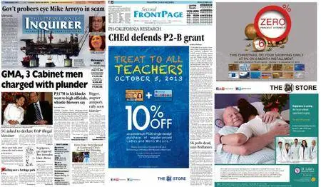 Philippine Daily Inquirer – October 04, 2013