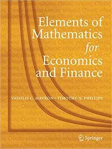 Elements of Mathematics for Economics and Finance (repost)