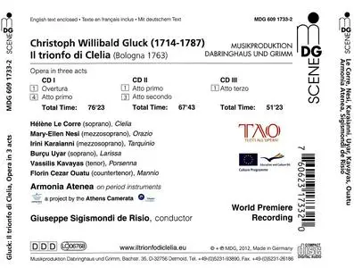 Giuseppe Sigismondi de Risio, Armonia Atenea - Christoph Willibald Gluck: Il trionfo di Clelia (2012)