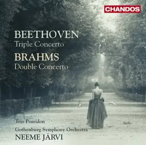 Beethoven: Triple Concerto, Brahms: Double Concerto - Jarvi, Trio Poseidon, Gothenburg (2010)