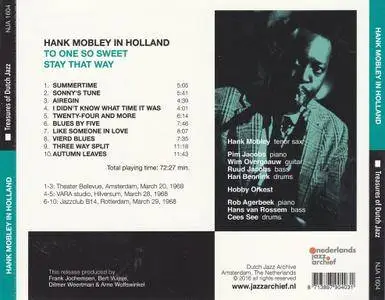 Hank Mobley – Hank Mobley in Holland: To One So Sweet Stay That Way (2016)