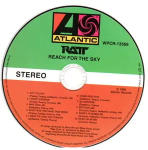 Ratt - Reach for the Sky (1988) [2009, Warner Music, WPCR-13569]