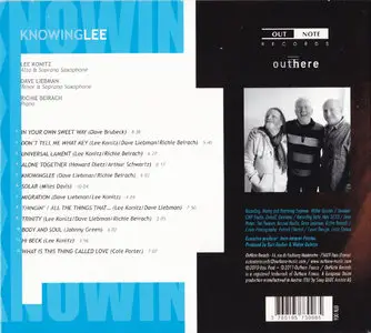 Lee Konitz, Dave Liebman & Richie Beirach - Knowing Lee (2011) {OutNote OTN006}