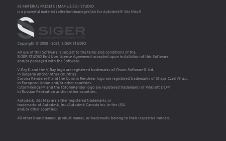 SIGERSHADERS XS Material Presets Studio 3.2.0 Update