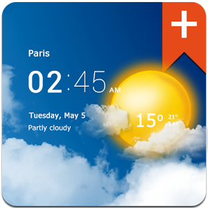 Transparent clock weather Pro v1.25.02 [Paid]