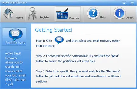 WGXe Email Recovery 1.0.2.1