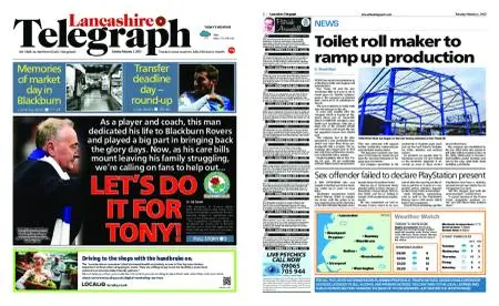 Lancashire Telegraph (Burnley, Pendle, Rossendale) – February 01, 2022